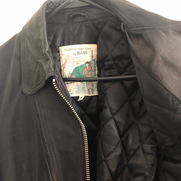 Jigsaw - women’s leather biker jacket - Picture 3 of 6